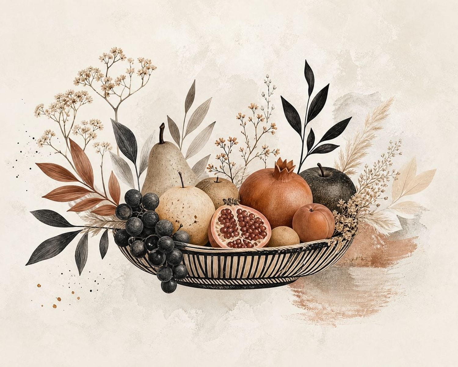 5:4 Landscape botanical still life wall art preview