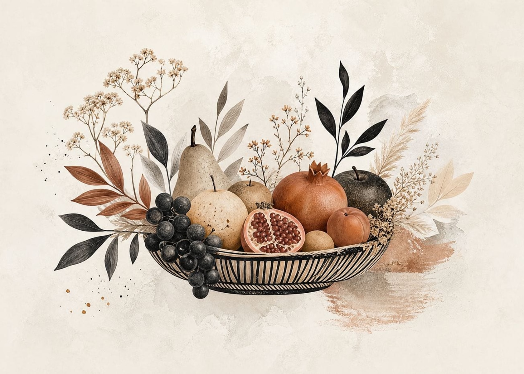 7:5 Landscape botanical still life wall art preview